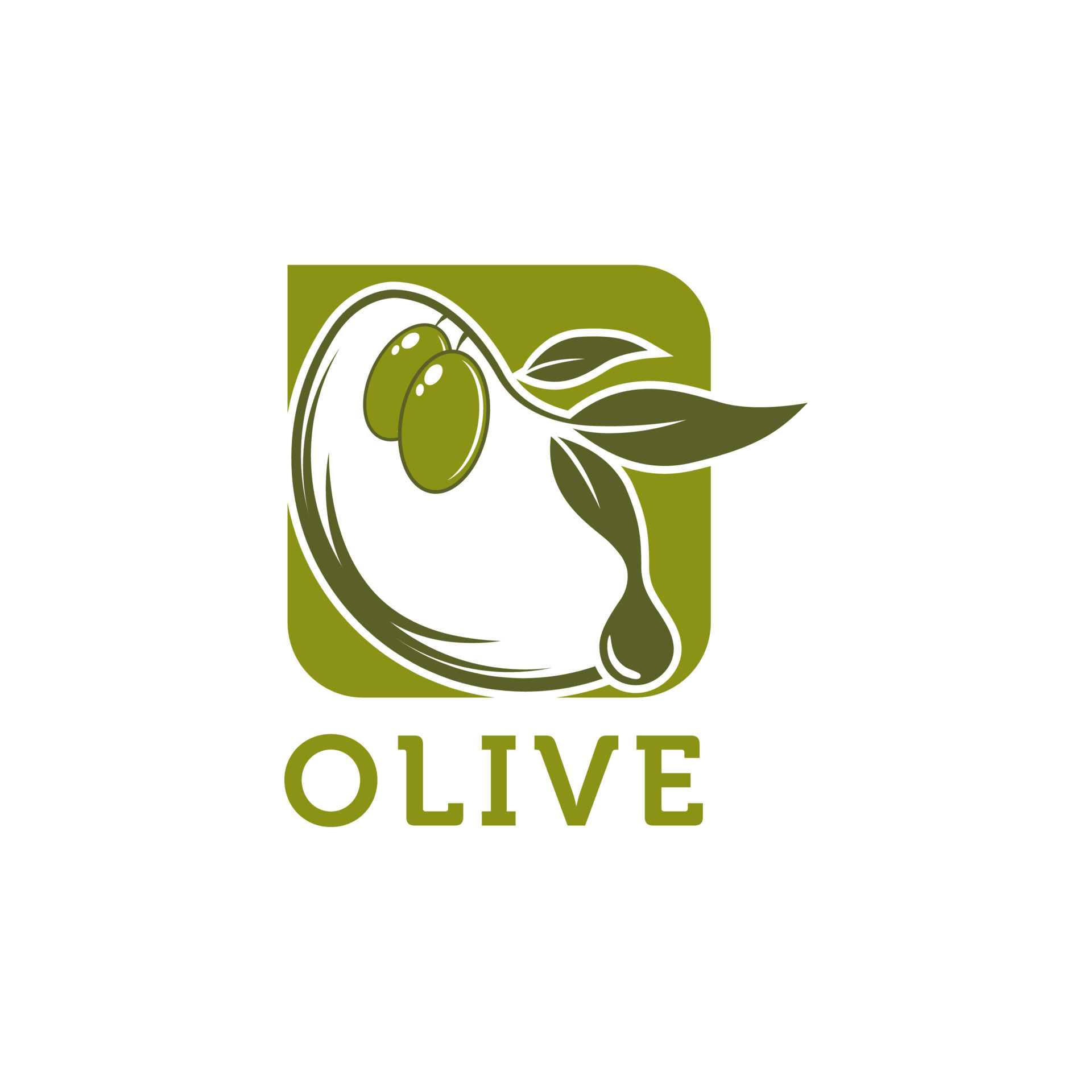 Olive Oil Logo Template Design Vector, Emblem, Design Concept, Creative ...