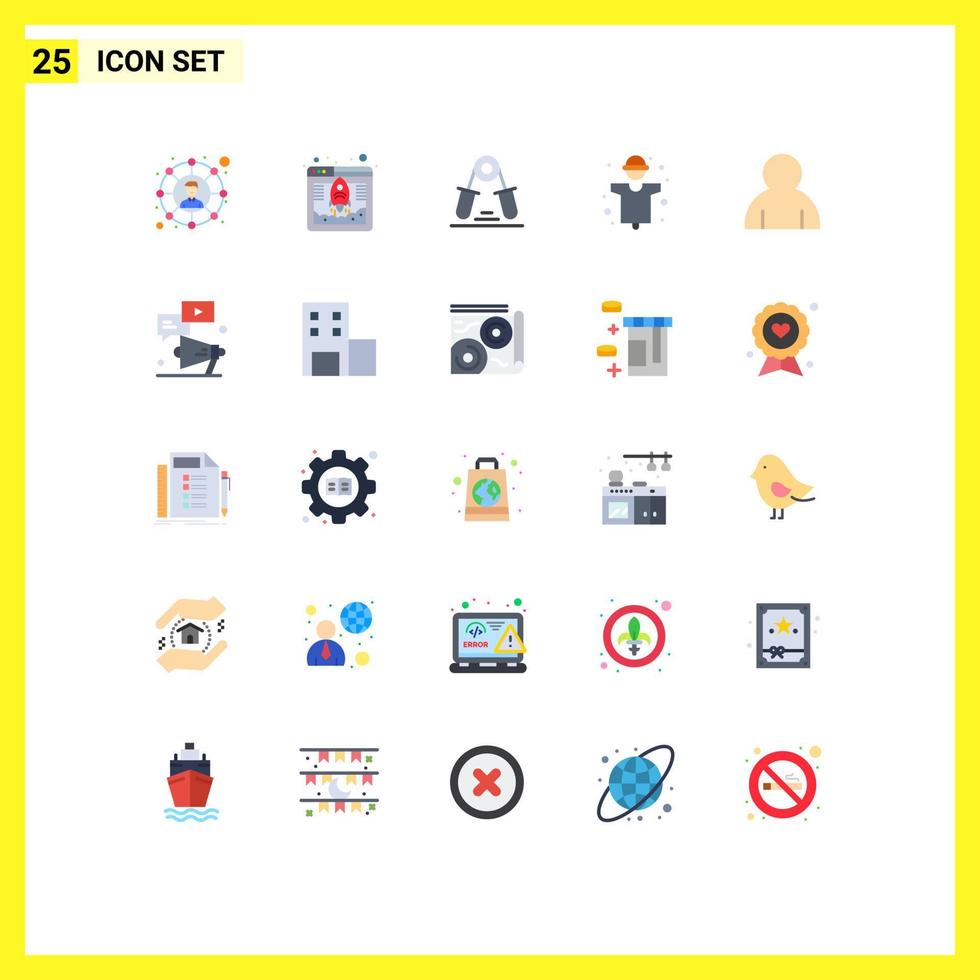 paquete de iconos vectoriales de stock de 25 signos y símbolos de línea para la industria de producción elementos de diseño vectorial editables con dedos agrícolas vector