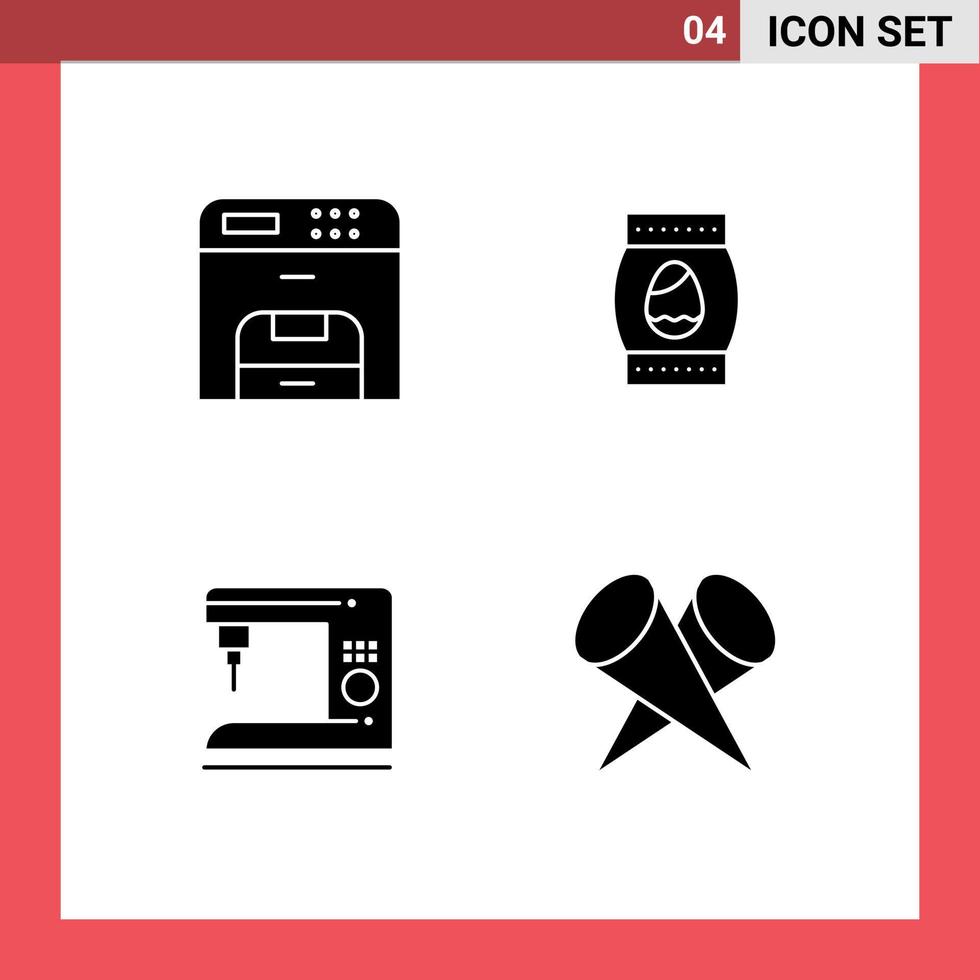 Set of Modern UI Icons Symbols Signs for copy electric printer easter machine Editable Vector Design Elements