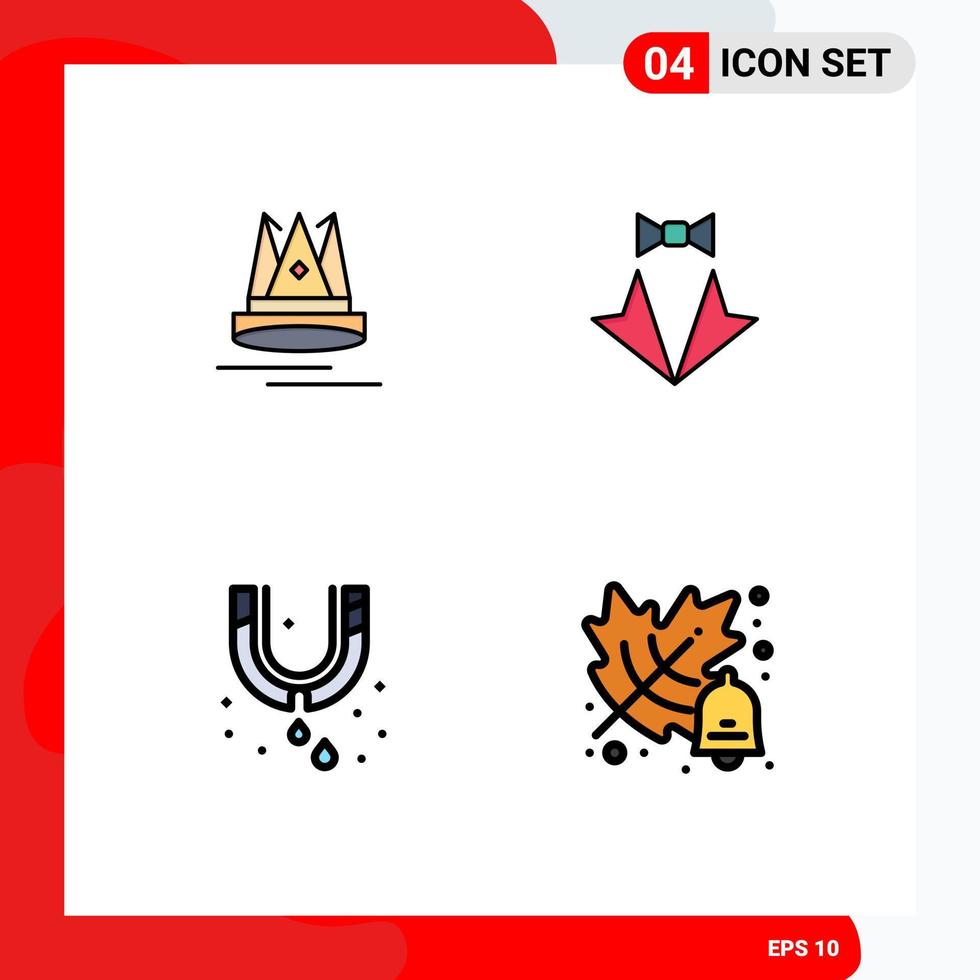 4 Creative Icons Modern Signs and Symbols of premuim wedding marketing love mechanical Editable Vector Design Elements