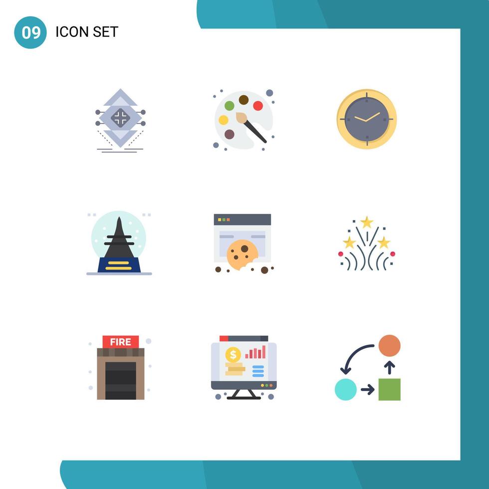 Stock Vector Icon Pack of 9 Line Signs and Symbols for compliance summer education souvenir machine Editable Vector Design Elements