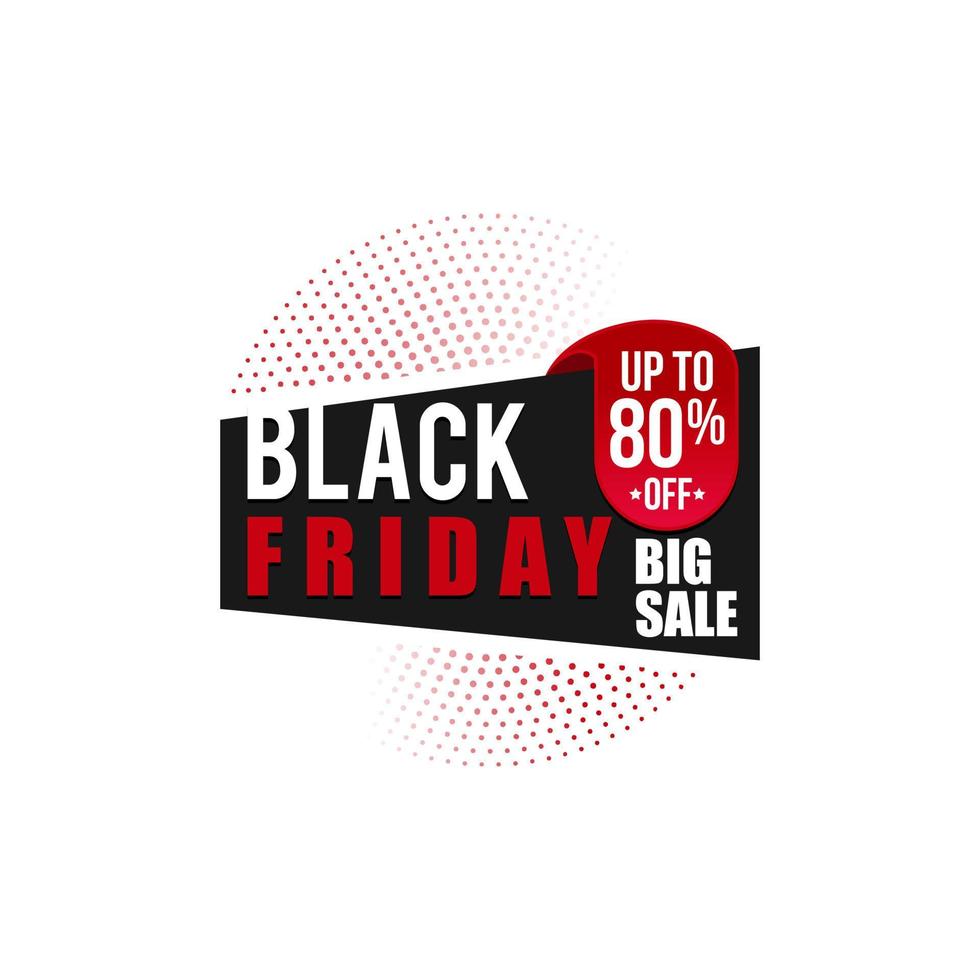 Black Friday sale, banner, poster advert. Card offert promotion design.black friday sale gift box on black background vector