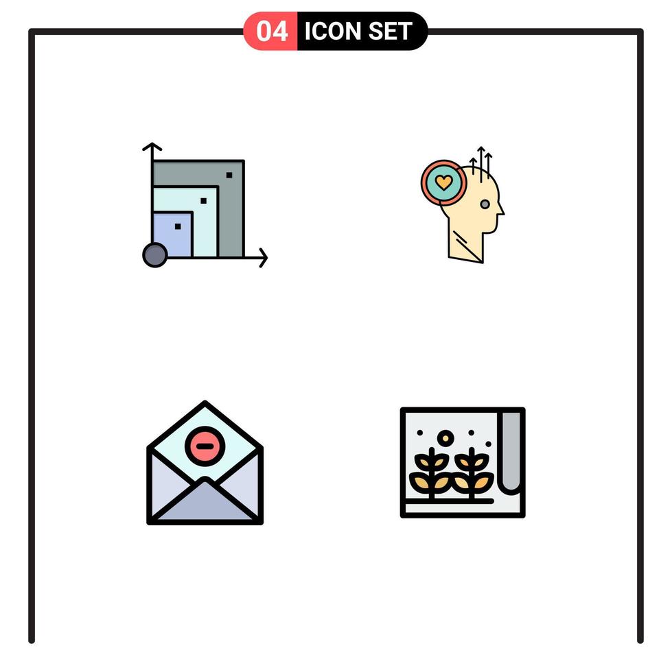 paquete de iconos de vector de stock de 4 signos y símbolos de línea para el personal de scince de comunicación de scalabel eliminar elementos de diseño de vector editables