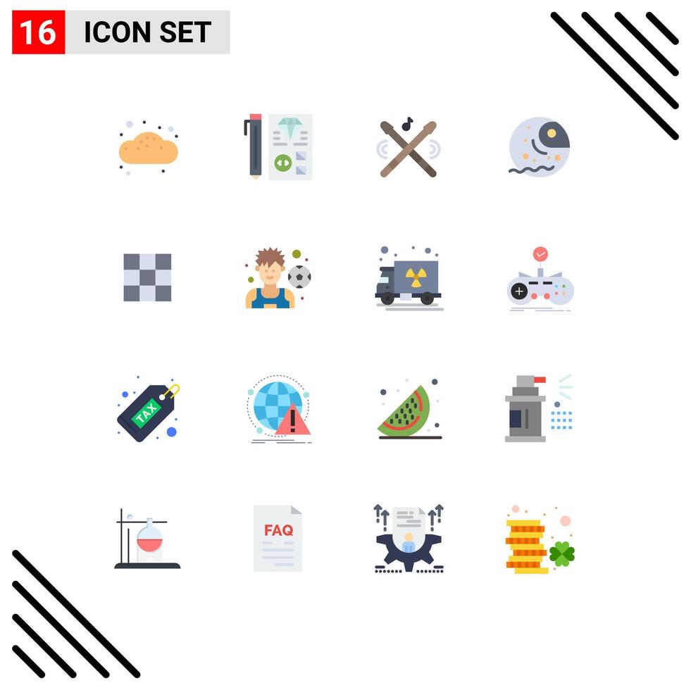 16 Creative Icons Modern Signs and Symbols of feed giant programming gas sticks Editable Pack of Creative Vector Design Elements