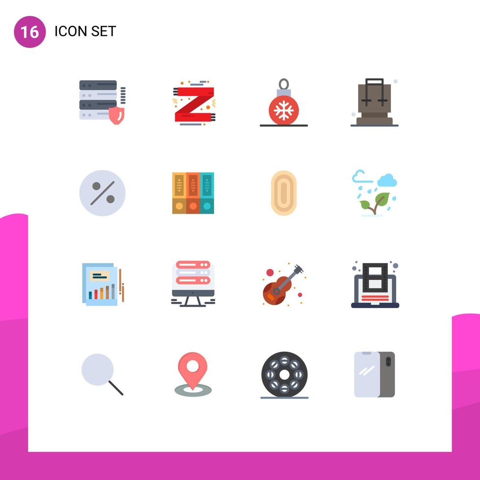 paquete de iconos de vector de stock de 16 signos y símbolos de línea para finanzas camping bufanda bolsa decoración paquete editable de elementos creativos de diseño de vectores