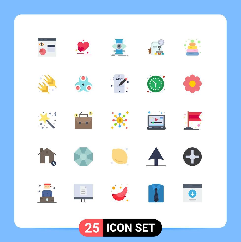 25 Creative Icons Modern Signs and Symbols of baby report valentine greetings file optimize Editable Vector Design Elements