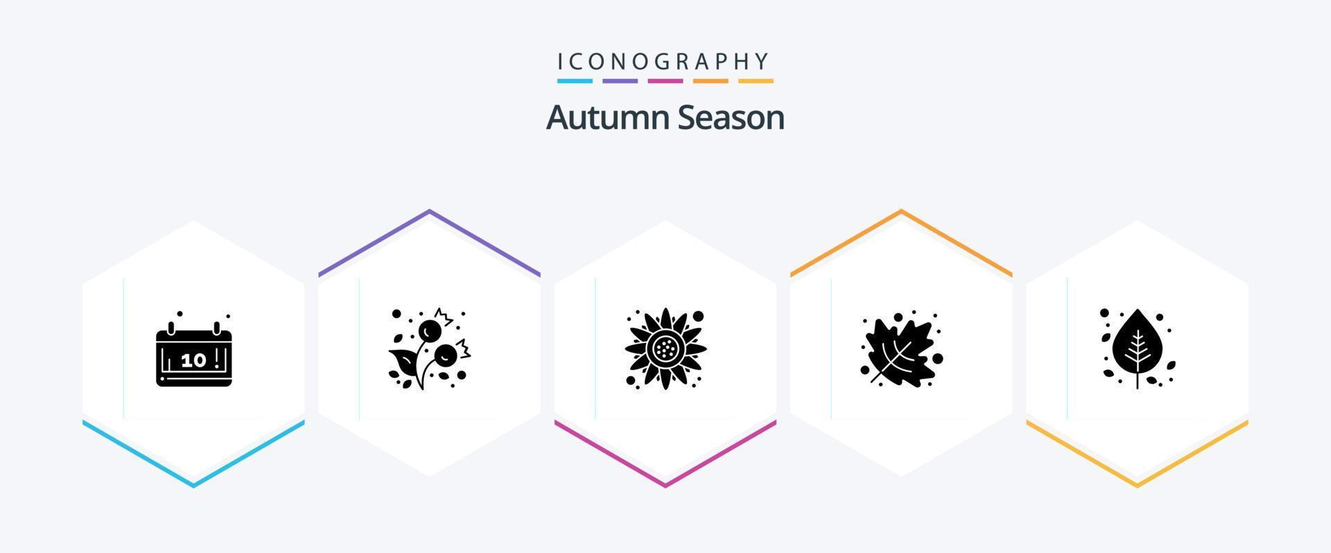 Autumn 25 Glyph icon pack including leaf. autumn. autumn. thanksgiving. autumn vector