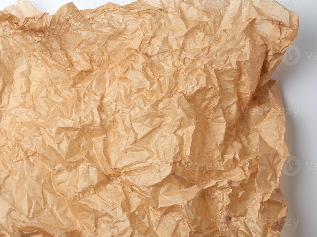 crumpled brown baking parchment paper, full frame 19320632 Stock Photo at  Vecteezy