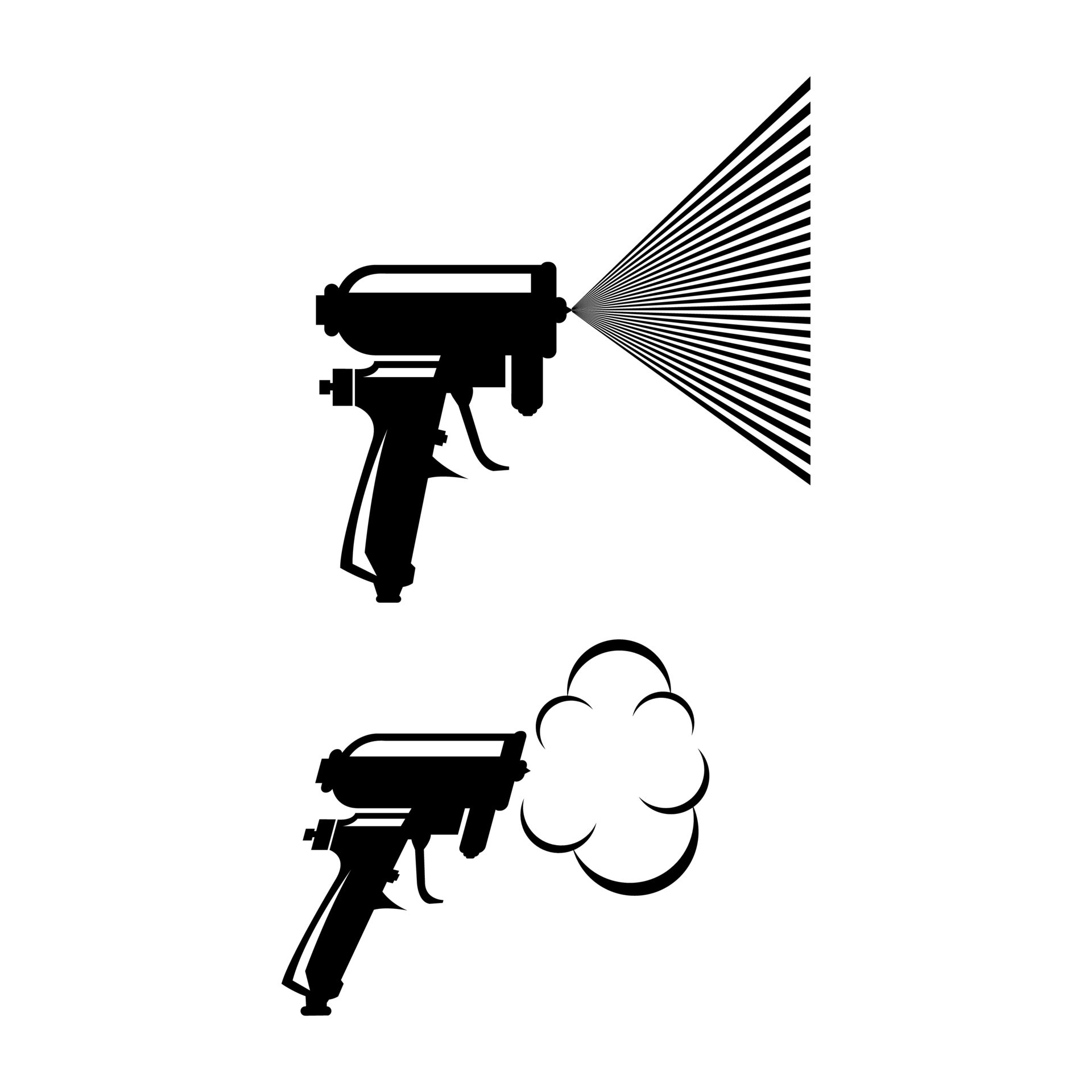 Construction spray foam Insulation logo element. Vector illustration of