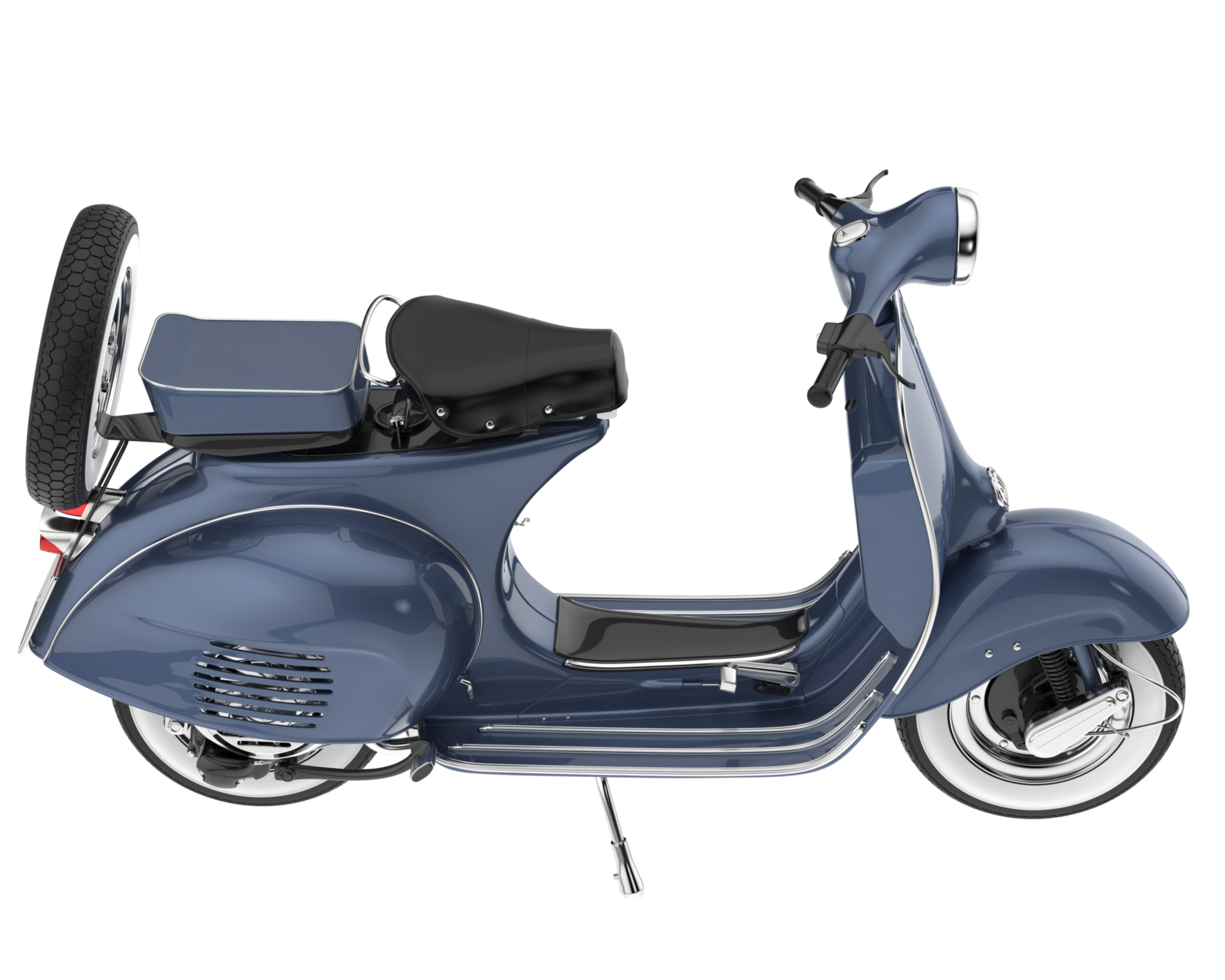 Motorcycle isolated on transparent background. 3d rendering - illustration png