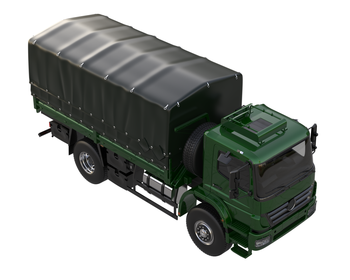 Truck isolated on transparent background. 3d rendering - illustration png