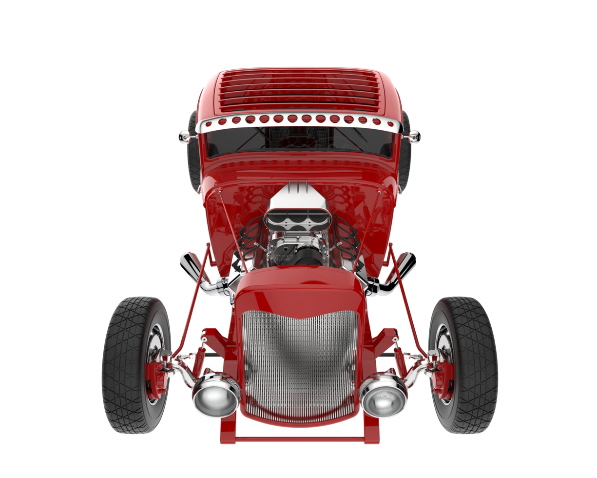 Modern car isolated on transparent background. 3d rendering - illustration png