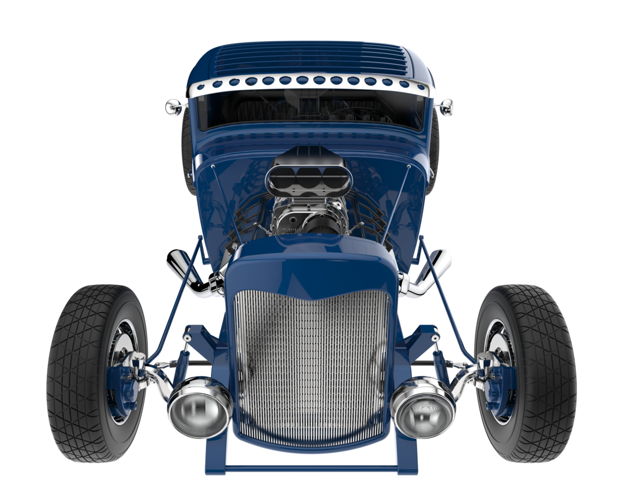 Modern car isolated on transparent background. 3d rendering - illustration png