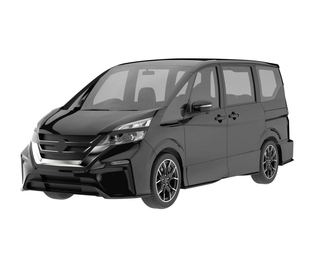 Modern car isolated on transparent background. 3d rendering - illustration png