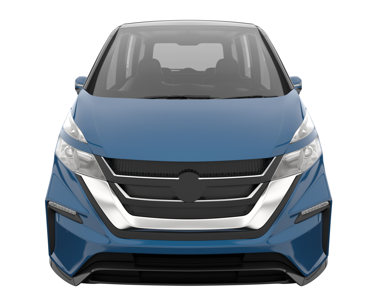 Modern car isolated on transparent background. 3d rendering - illustration png