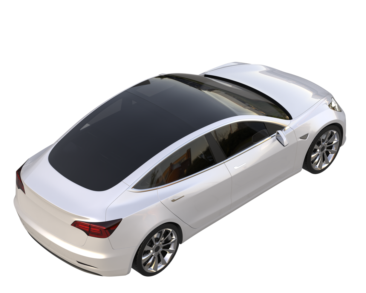 modernes auto isoliert auf transparentem hintergrund. 3D-Rendering - Abbildung png