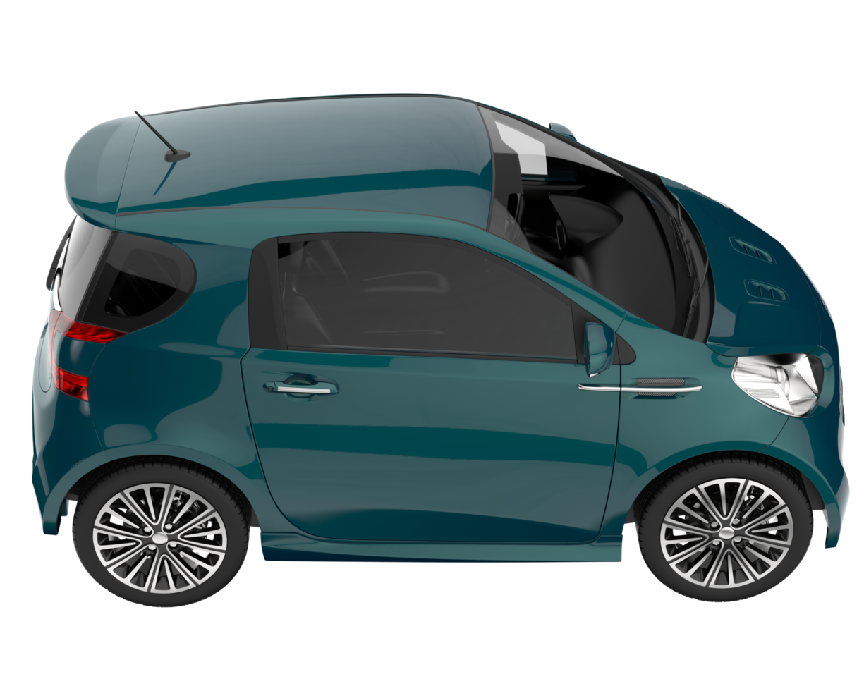 Modern car isolated on transparent background. 3d rendering - illustration png