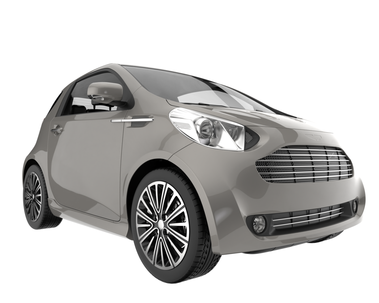 Modern car isolated on transparent background. 3d rendering - illustration png