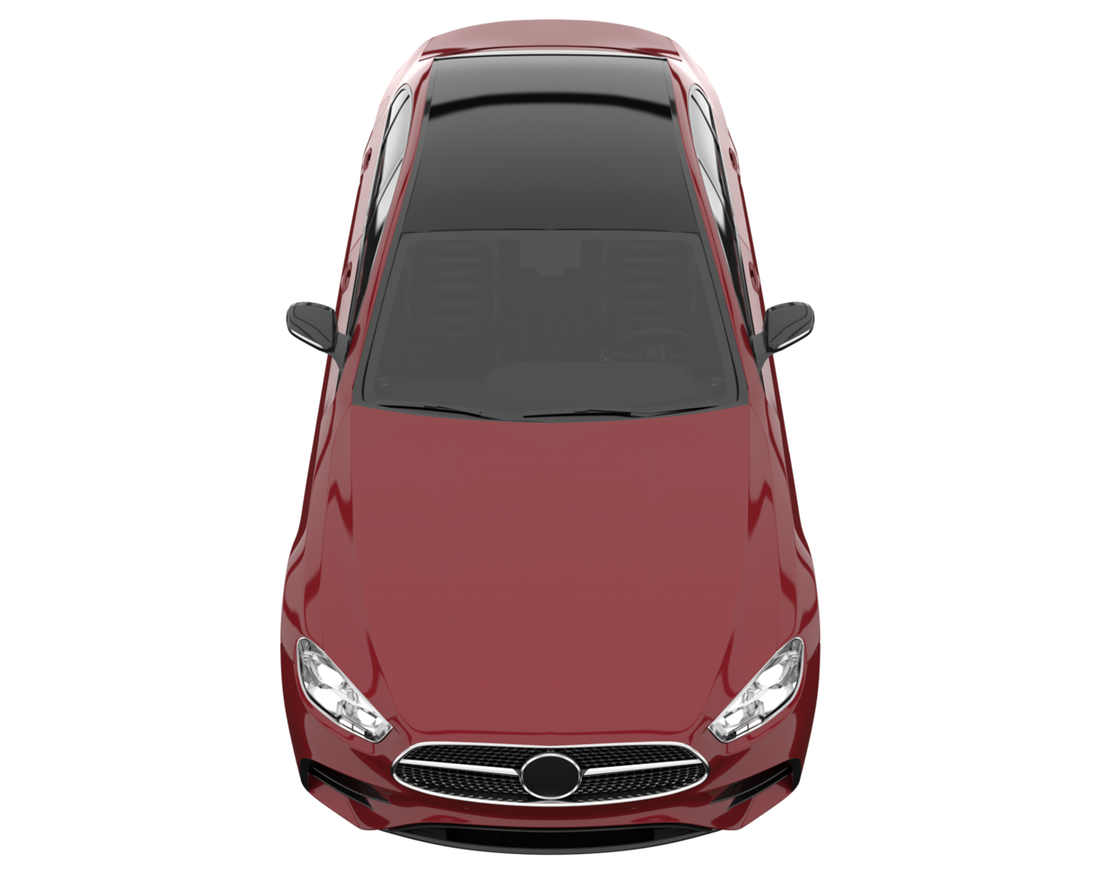 carro moderno isolado em fundo transparente. renderização 3D - ilustração png