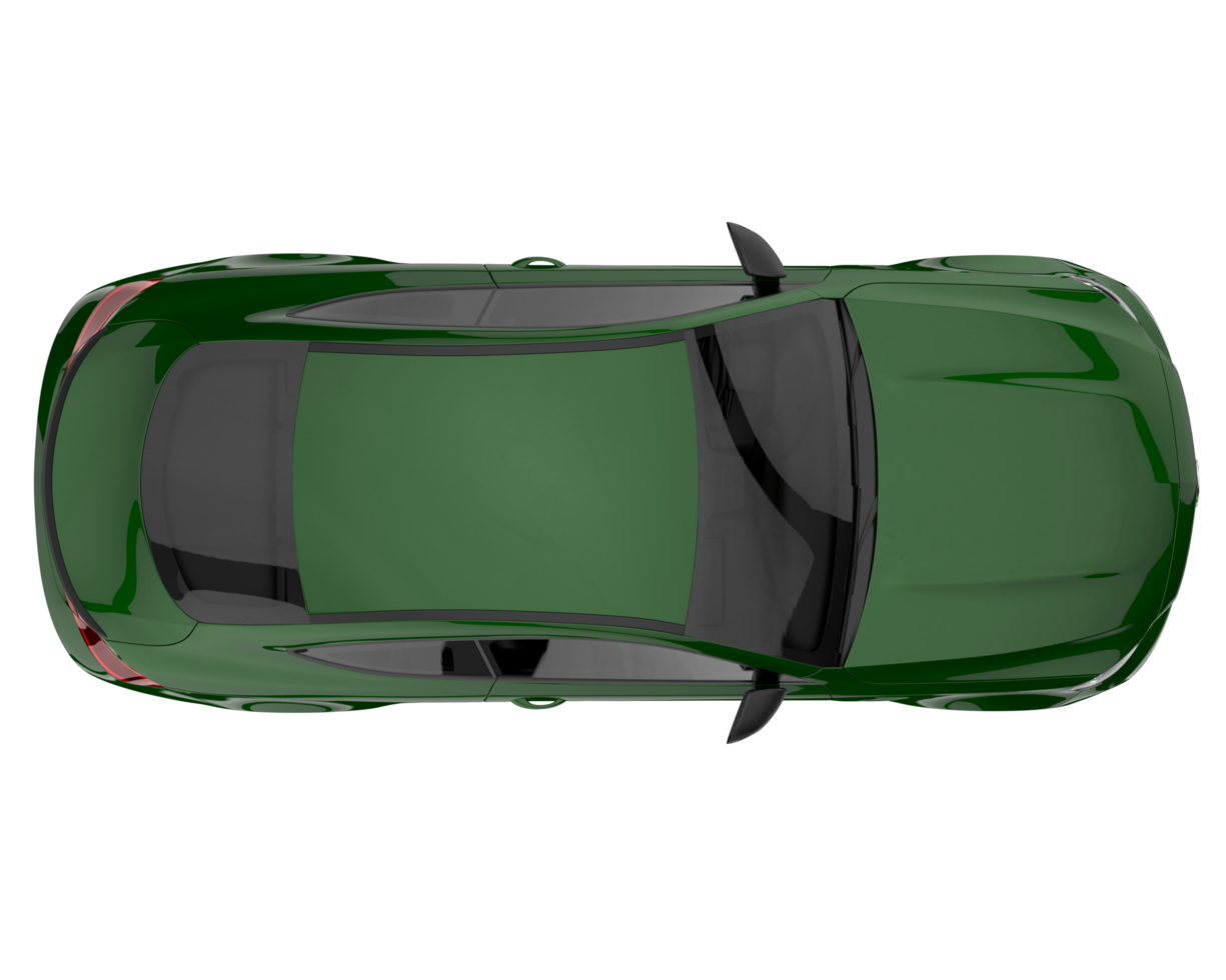 carro moderno isolado em fundo transparente. renderização 3D - ilustração png