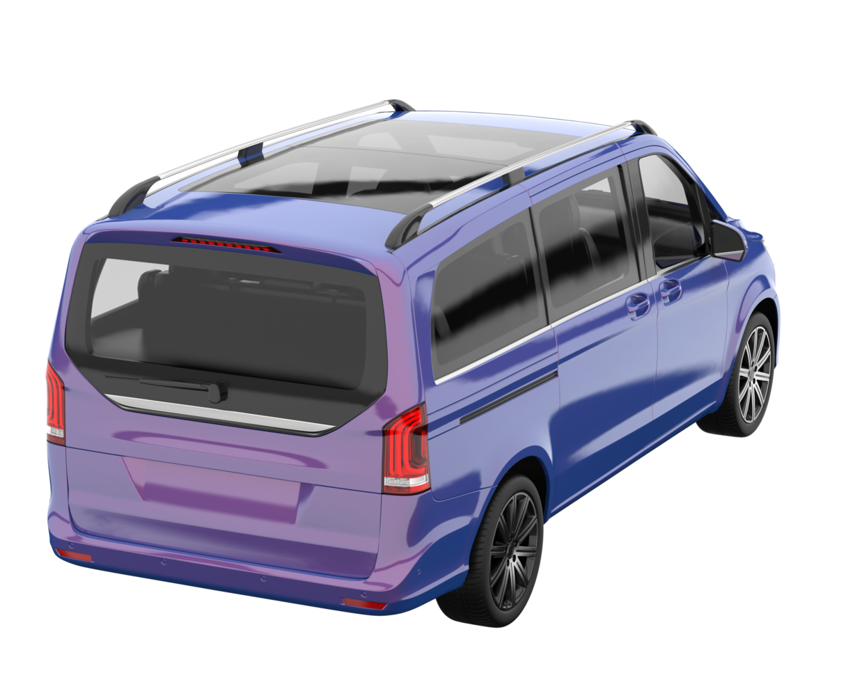 Modern car isolated on transparent background. 3d rendering - illustration png
