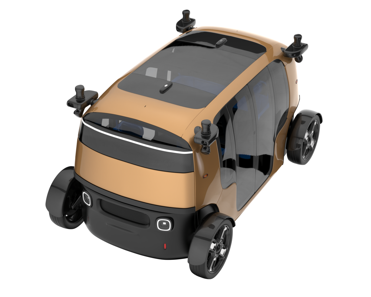 Modern car isolated on transparent background. 3d rendering - illustration png