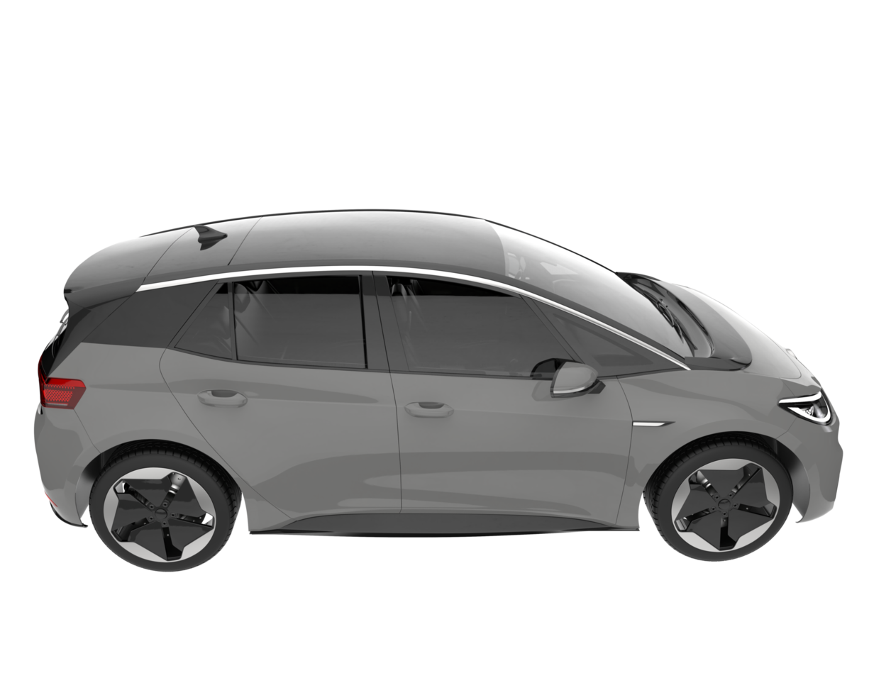 Modern car isolated on transparent background. 3d rendering - illustration png
