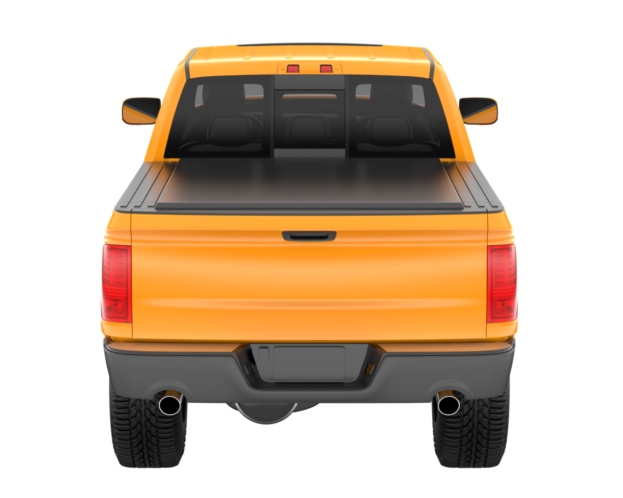 Pickup truck isolated on transparent background. 3d rendering - illustration png