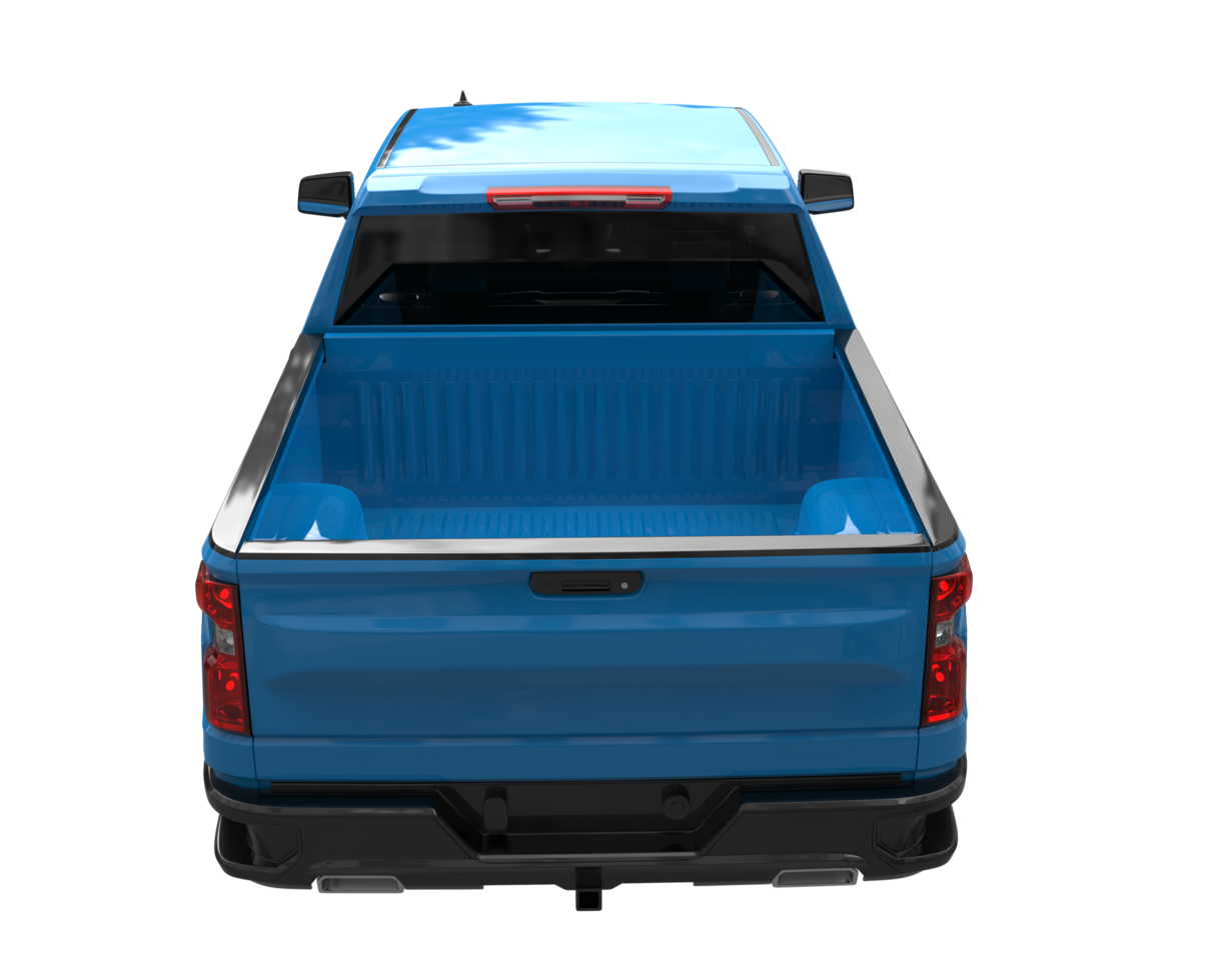 Pickup truck isolated on transparent background. 3d rendering - illustration png