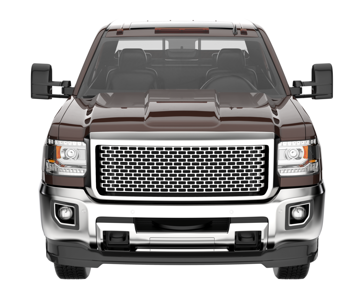 Pickup truck isolated on transparent background. 3d rendering - illustration png