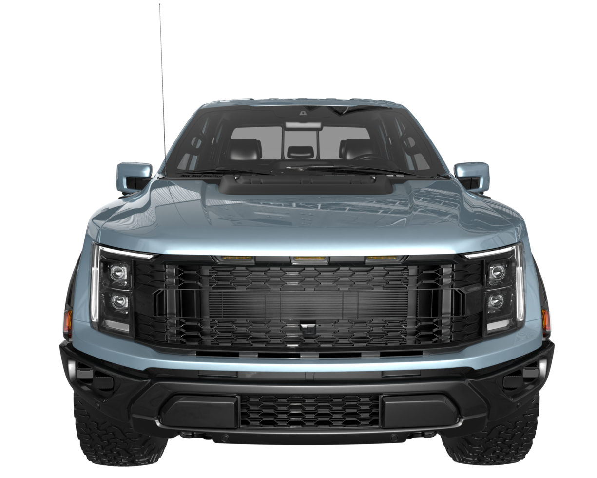 Pickup truck isolated on transparent background. 3d rendering - illustration png