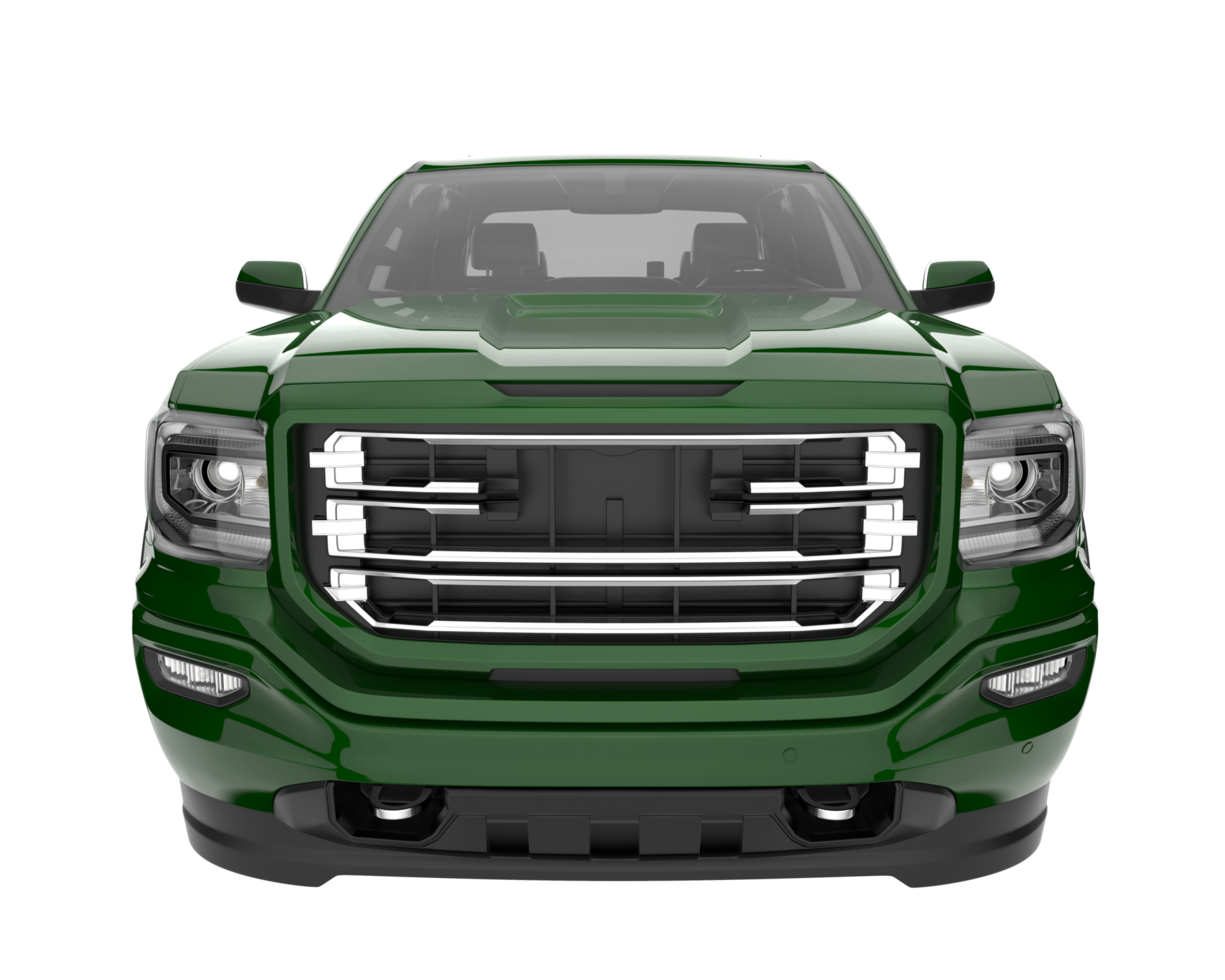 Pickup truck isolated on transparent background. 3d rendering - illustration png