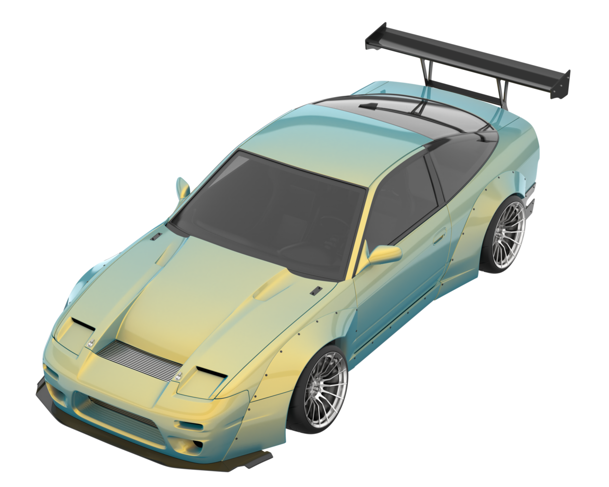 Realistic SUV isolated on transparent background. 3d rendering - illustration png