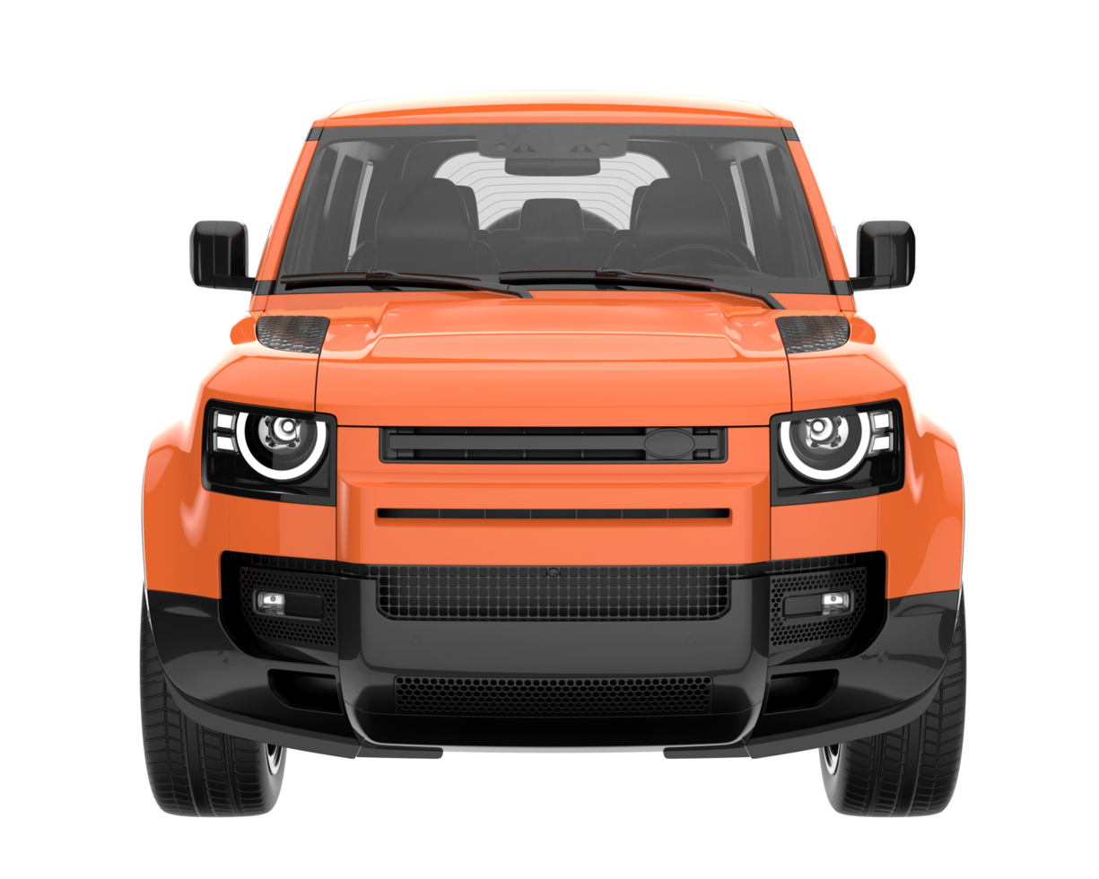 Realistic SUV isolated on transparent background. 3d rendering - illustration png