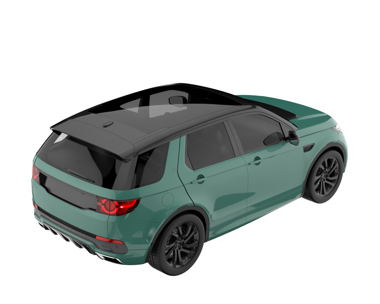 Realistic SUV isolated on transparent background. 3d rendering - illustration png