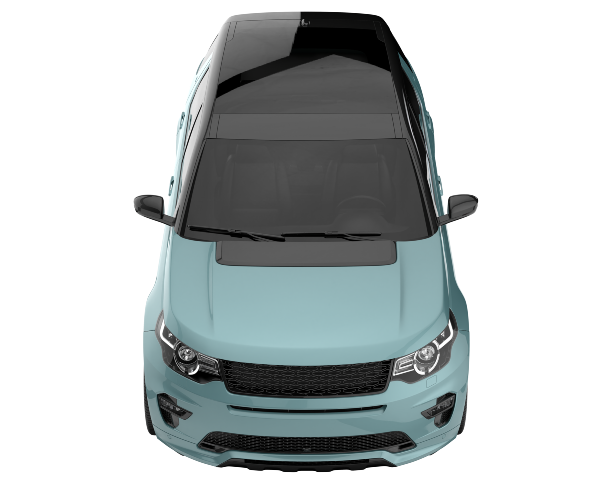 Realistic SUV isolated on transparent background. 3d rendering - illustration png