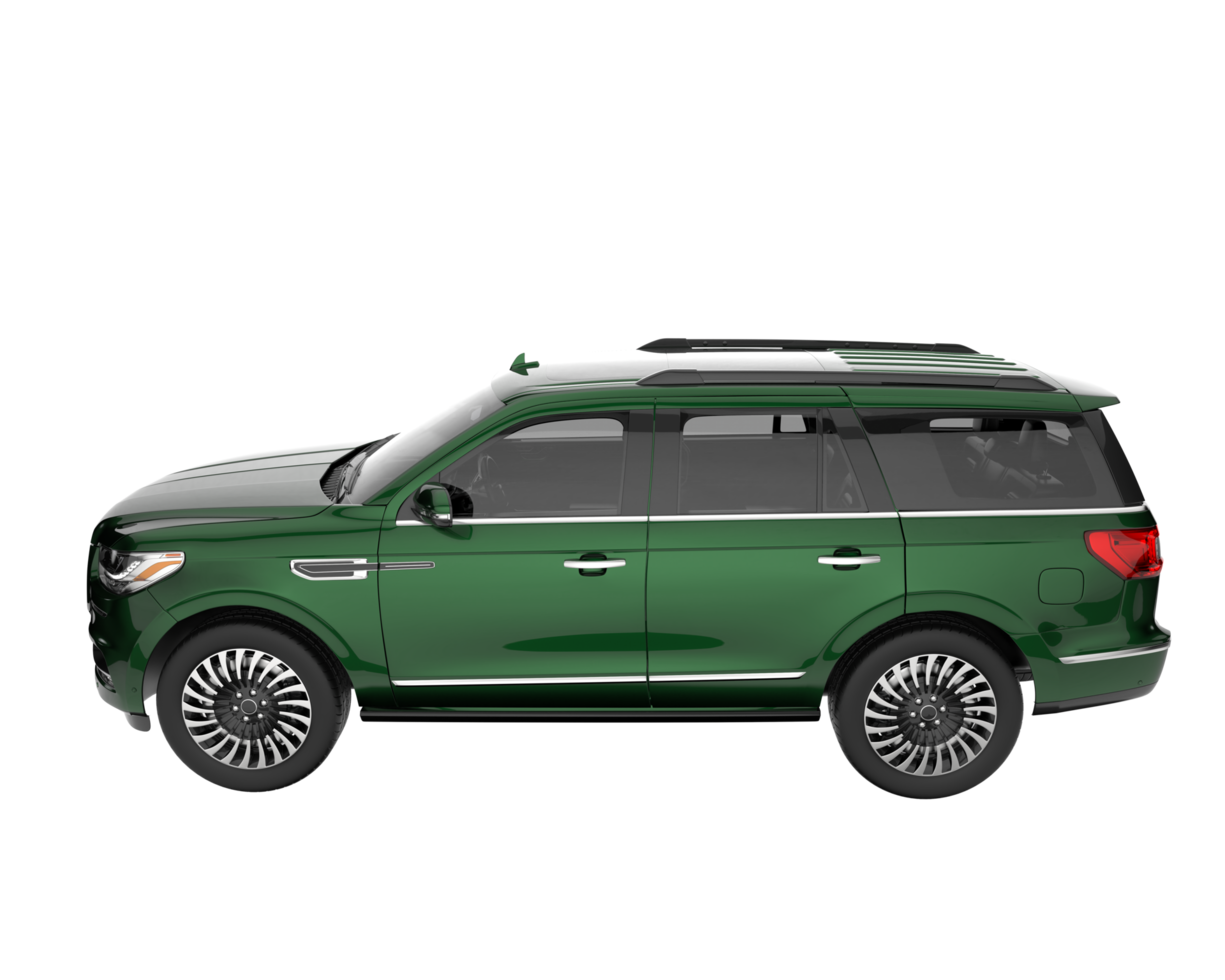 realistisk sUV isolerat på transparent bakgrund. 3d tolkning - illustration png