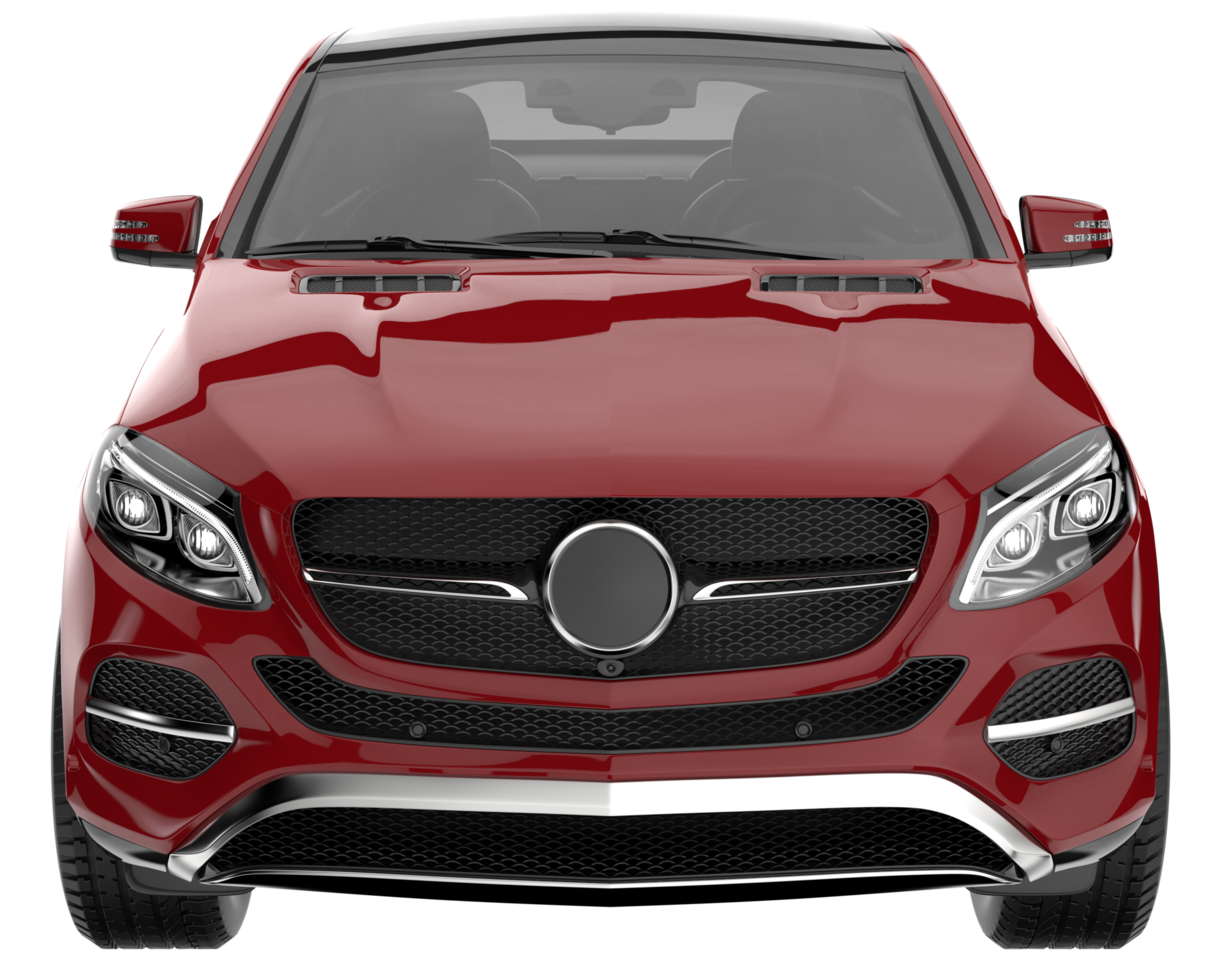 Realistic SUV isolated on transparent background. 3d rendering - illustration png