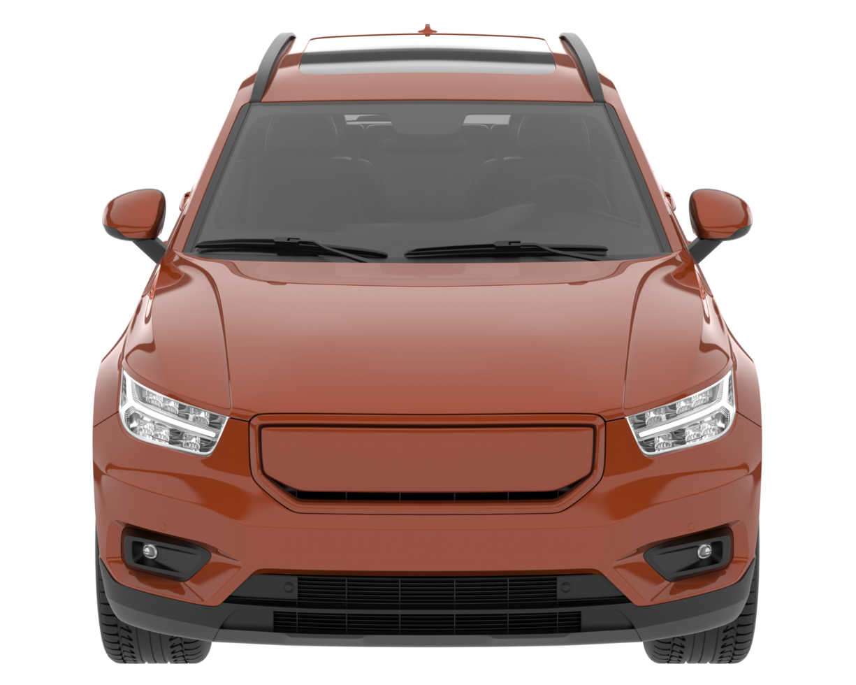 Realistic SUV isolated on transparent background. 3d rendering - illustration png