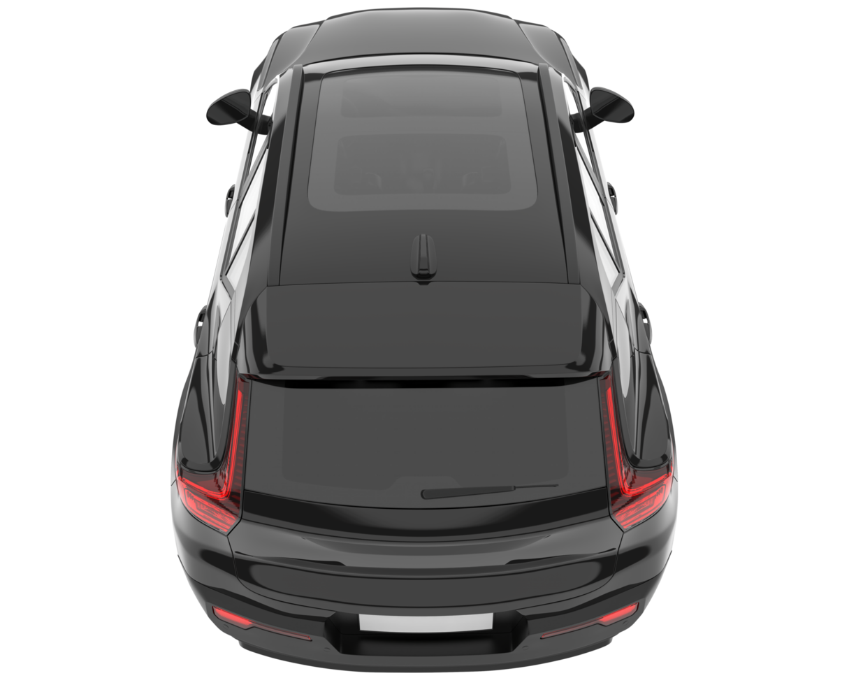 Realistic SUV isolated on transparent background. 3d rendering - illustration png