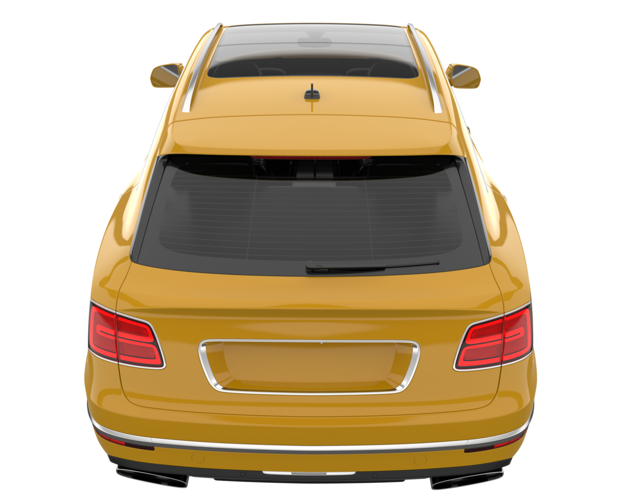 Realistic SUV isolated on transparent background. 3d rendering - illustration png