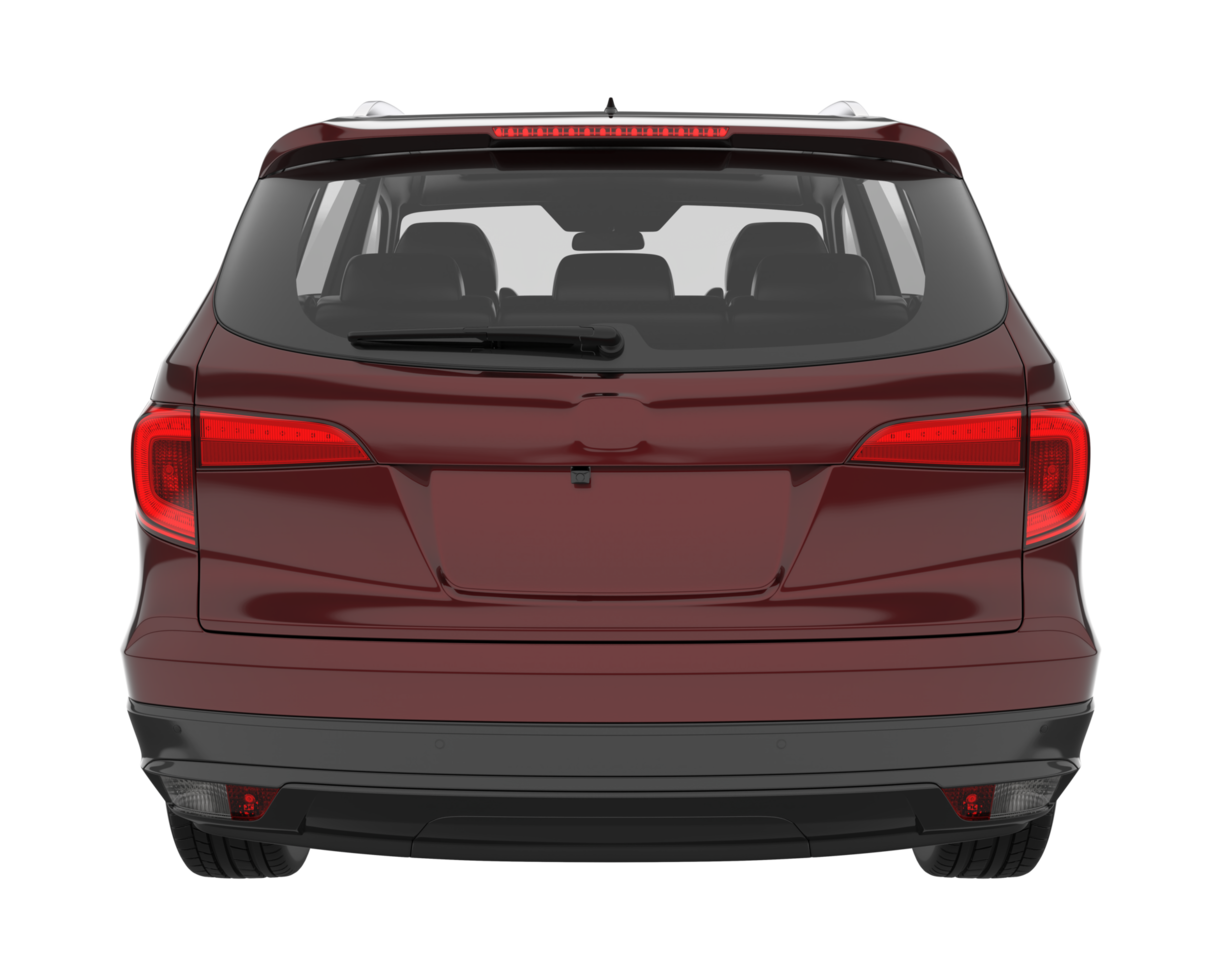 Realistic SUV isolated on transparent background. 3d rendering - illustration png