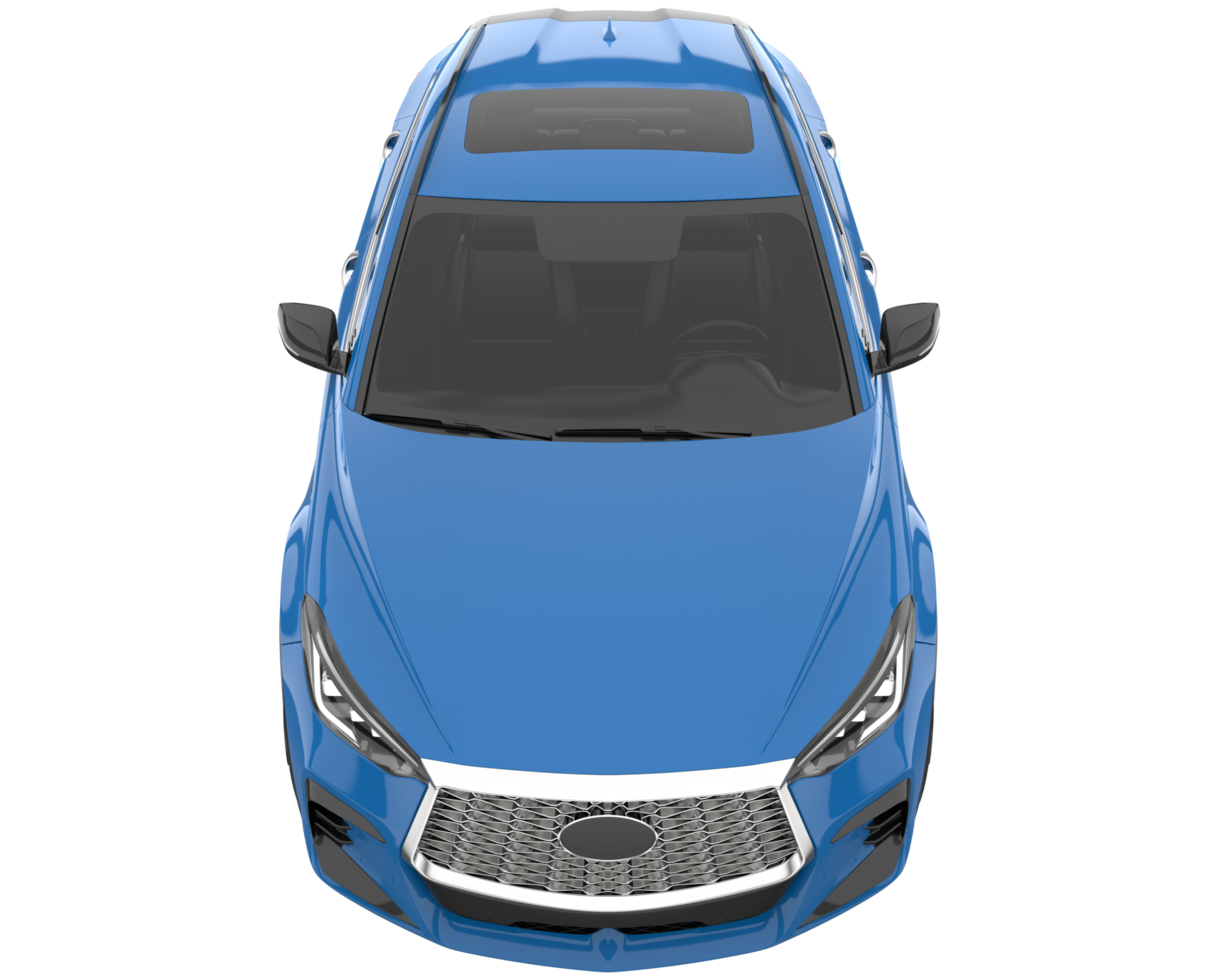 Realistic SUV isolated on transparent background. 3d rendering - illustration png