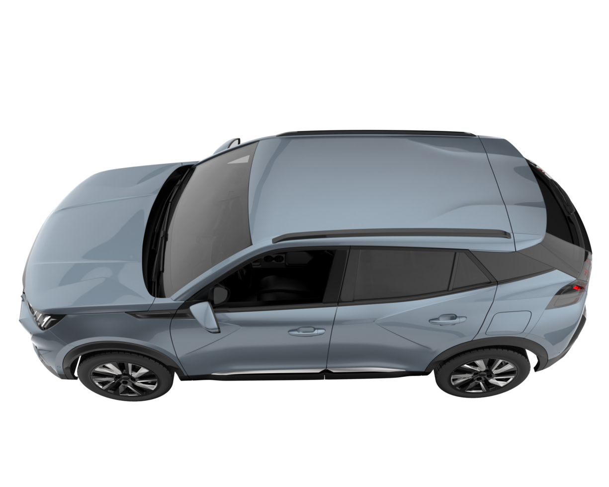 realistisk sUV isolerat på transparent bakgrund. 3d tolkning - illustration png