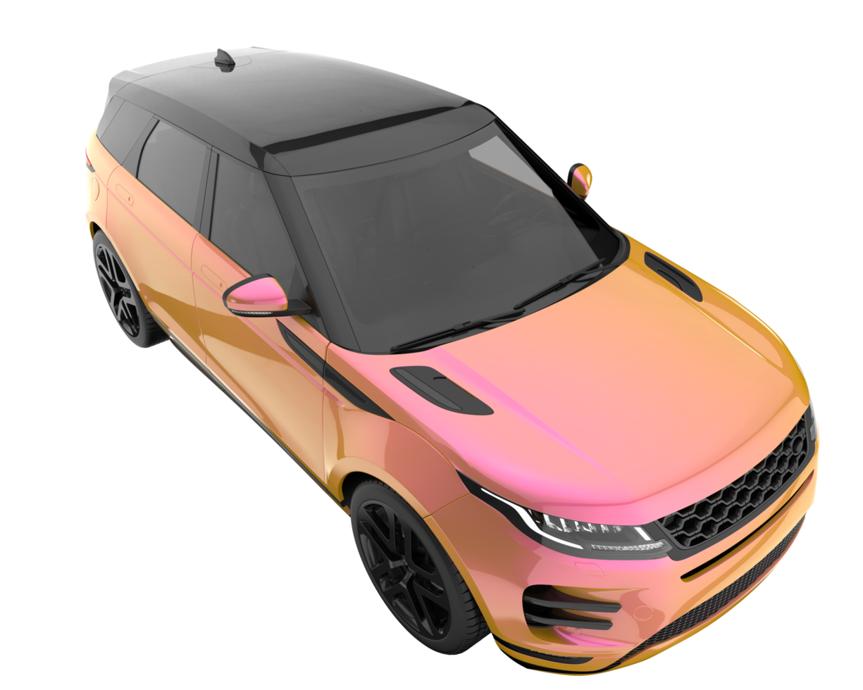Realistic SUV isolated on transparent background. 3d rendering - illustration png