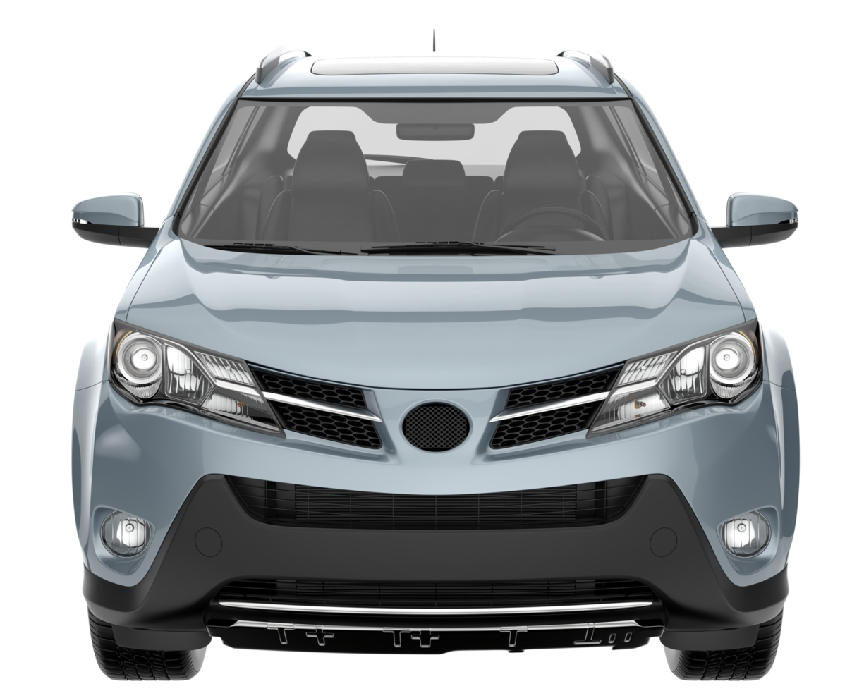 Realistic SUV isolated on transparent background. 3d rendering - illustration png