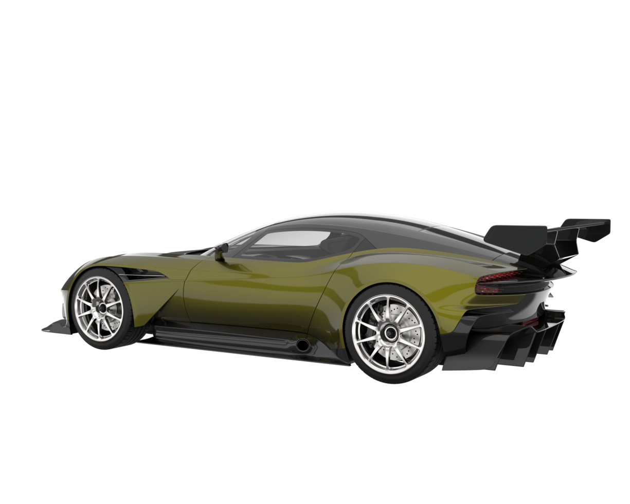 carro esporte isolado em fundo transparente. renderização 3D - ilustração png