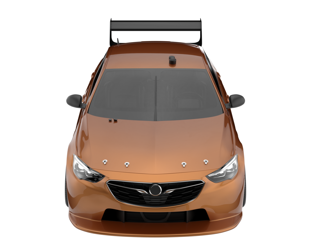 carro esporte isolado em fundo transparente. renderização 3D - ilustração png