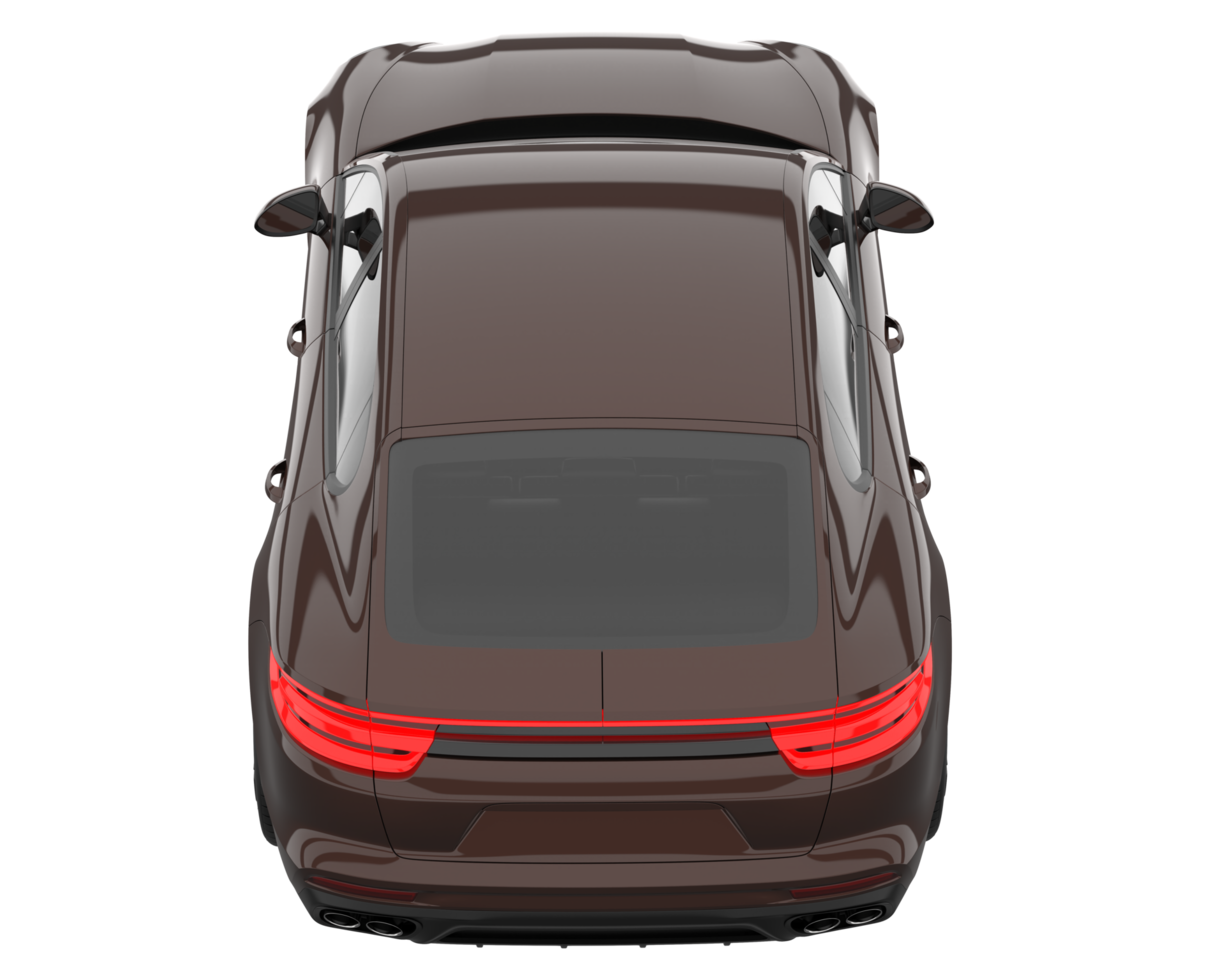 Sport car isolated on transparent background. 3d rendering - illustration png