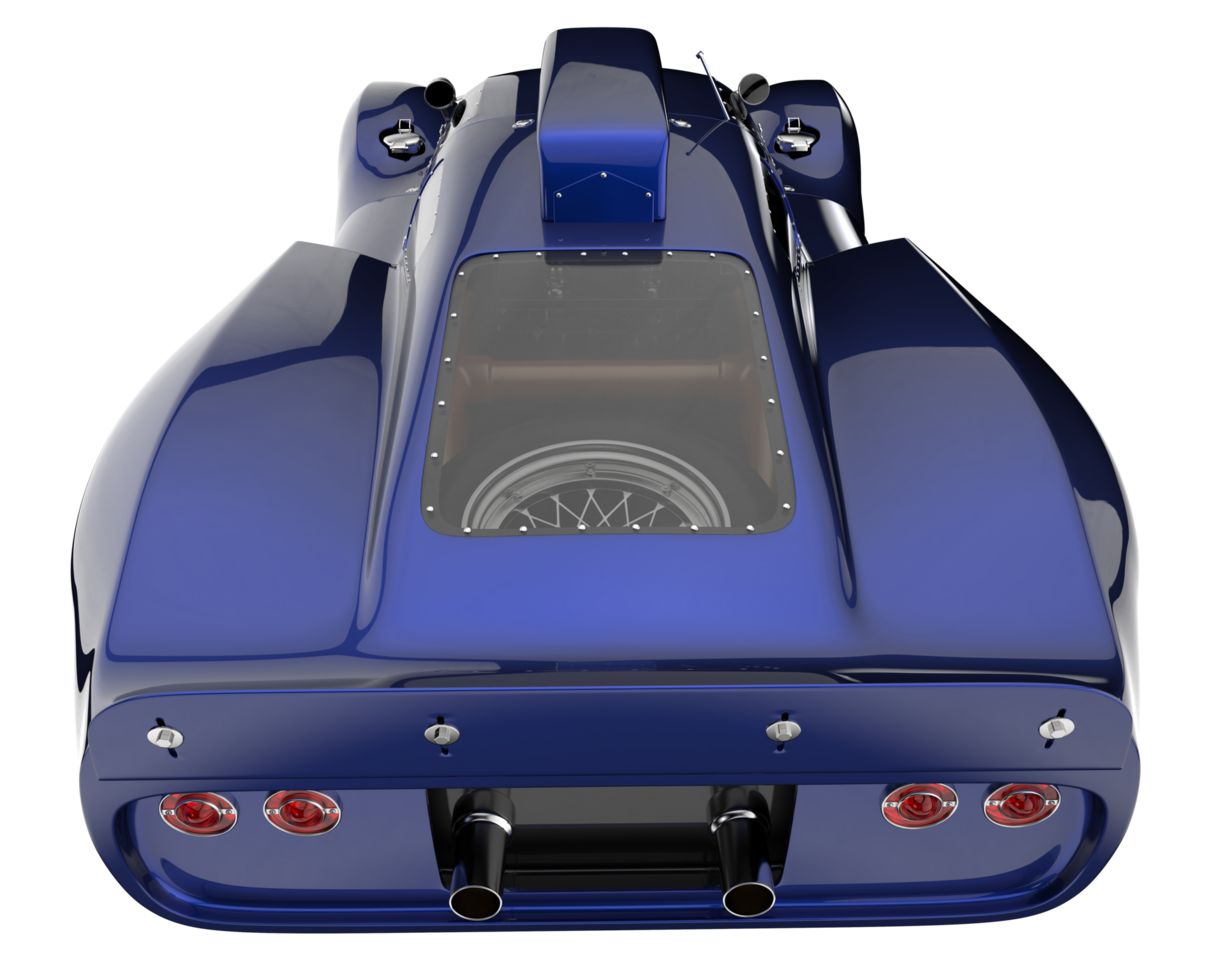 Sport car isolated on transparent background. 3d rendering - illustration png